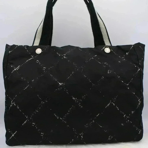 Chanel Travel Line  Tote Printed Nylon Large - Picture 4 of 16